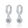 Silver 925 Geometric Light Luxury Style Electroplated Earrings
