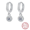Silver 925 Geometric Light Luxury Style Electroplated Earrings