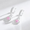 Silver 925 Geometric Light Luxury Style Electroplated Earrings