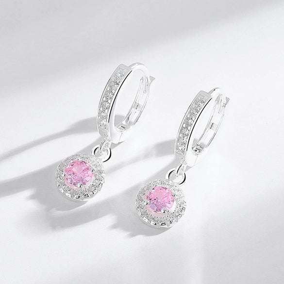 Silver 925 Geometric Light Luxury Style Electroplated Earrings