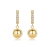 925 Silver Geometric Moissanite Earrings Set With Diamonds For Women Fashion Style