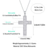 Silver Geometric Pendant Necklace Set With Diamonds