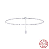 Silver Geometric Square Tube Bracelet For Women