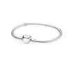 925 Silver Heartshaped Snake Chain Bracelet With Geometric Design In Gold Tone And Rose Gold Tone For Women And Men