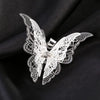 925 Silver Hollow Pointed Butterfly Multi Layer Pendant Jewelry With Geometric Pattern And Electroplating For Men And Women