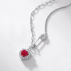 Silver 925 Jewelry Geometric Pattern Elegant Cross Chain Necklace For Women