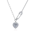 Silver 925 Jewelry Geometric Pattern Elegant Cross Chain Necklace For Women