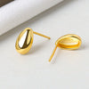 Silver Jewelry S925 Sterling Silver Geometric Oval Earrings For Women