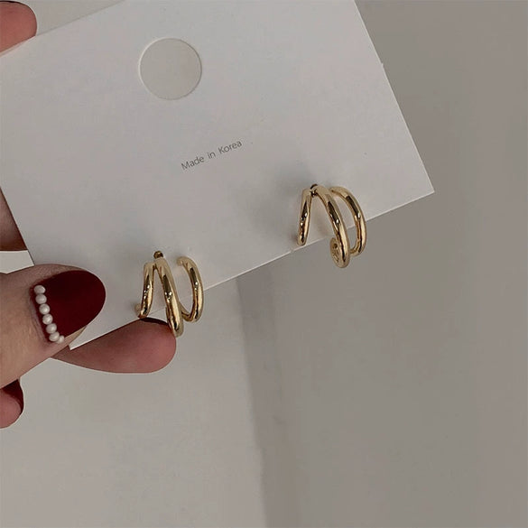 925 Silver Leaves Ear Studs For Women