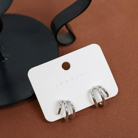 925 Silver Leaves Ear Studs For Women