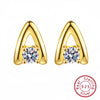 Silver Letter Diamond Earrings For Women Fashion Personality Style