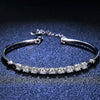 925 Silver Natural Style Moissanite Women's Bracelet