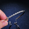 925 Silver Natural Style Moissanite Women's Bracelet