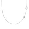 Silver 925 Necklace Geometric Letter Shape Electroplated Women's Clavicle Chain Jewelry