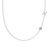Silver 925 Necklace Geometric Letter Shape Electroplated Women's Clavicle Chain Jewelry