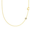 Silver 925 Necklace Geometric Letter Shape Electroplated Women's Clavicle Chain Jewelry