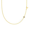 Silver 925 Necklace Geometric Letter Shape Electroplated Women's Clavicle Chain Jewelry