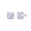 925 Silver Niche Romantic Rose Cut Flash Diamond Earrings With Flower Shape Set With Diamonds For Men And Women