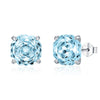 925 Silver Niche Romantic Rose Cut Flash Diamond Earrings With Flower Shape Set With Diamonds For Men And Women
