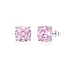 925 Silver Niche Romantic Rose Cut Flash Diamond Earrings With Flower Shape Set With Diamonds For Men And Women