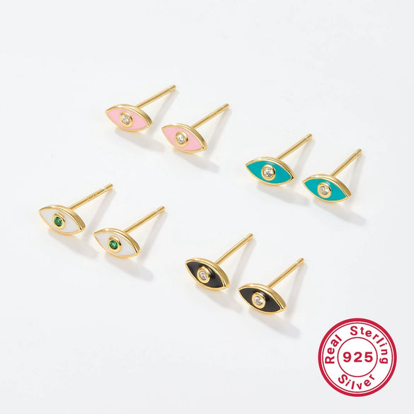 Silver Oildropping Geometric Women's Earrings