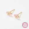 Silver Oildropping Geometric Women's Earrings