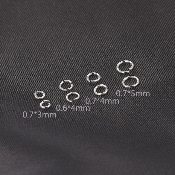 Silver Open Ring Jewelry Basic Accessories Electroplated