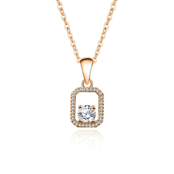 Silver 925 Perfume Bottle Moissanite Pendant Necklace For Women With Geometric Design And Cross Chain