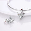 Silver Plated Beaded Accessories Animal Bracelet Necklace Pendant With Dripping Oil Design