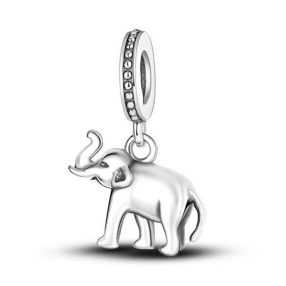Silver Plated Beaded Accessories Animal Bracelet Necklace Pendant With Dripping Oil Design