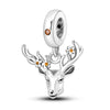 Silver Plated Beaded Accessories Animal Bracelet Necklace Pendant With Dripping Oil Design