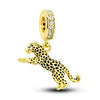 Silver Plated Beaded Accessories Animal Bracelet Necklace Pendant With Dripping Oil Design