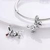 Silver Plated Beaded Accessories Animal Bracelet Necklace Pendant With Dripping Oil Design