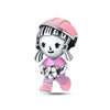 Silver Plated Charm Beads Football Pendant Diy Jewelry Accessories