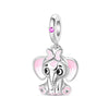 Silver Plated Copper Charm Pendant Beads Diy Accessories With Dripping Oil Style Oneeyed Monster Rabbit Koala Shapes