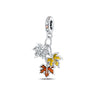 925 Silver Plated Diy Jewelry Accessories Bracelet With Maple Leaf And Owl Charm Beads And Dripping Oil Treatment