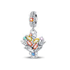 925 Silver Plated Diy Jewelry Accessories Bracelet With Maple Leaf And Owl Charm Beads And Dripping Oil Treatment