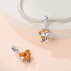 925 Silver Plated Diy Jewelry Accessories Bracelet With Maple Leaf And Owl Charm Beads And Dripping Oil Treatment