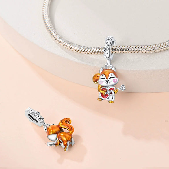 925 Silver Plated Diy Jewelry Accessories Bracelet With Maple Leaf And Owl Charm Beads And Dripping Oil Treatment