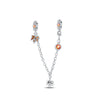 925 Silver Plated Diy Jewelry Accessories Bracelet With Maple Leaf And Owl Charm Beads And Dripping Oil Treatment