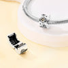 925 Silver Plated Jewelry Women's Niche High Grade Star Moon Pendant For Diy Bracelet And Necklace