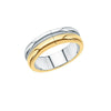 Silver Ring Retro Geometric Two Color Electroplated Women's Wholesale