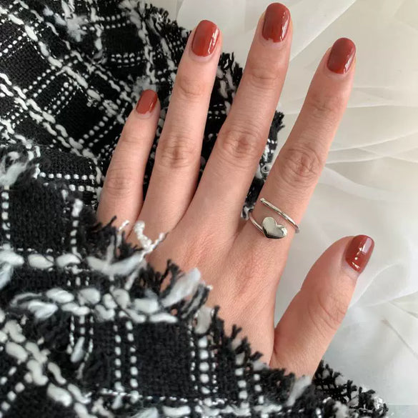 Silver Ring Women's Retro Trendy Simple Fashion Light Luxury