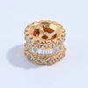 Silver Round Bead Diy Bracelet And Necklace Material With Gear And Petal Shapes