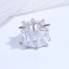 Silver Round Beads Spacer Beads For Diy Bracelet Necklace With Zirconia Light Luxury Style