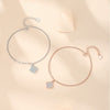Silver S925 Four Leaf Clover Bracelet For Women Electroplated