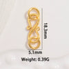 225 Silver Sshaped Lobster Clasp Electroplated Bracelet Necklace