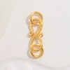 225 Silver Sshaped Lobster Clasp Electroplated Bracelet Necklace
