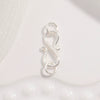 225 Silver Sshaped Lobster Clasp Electroplated Bracelet Necklace