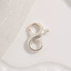 225 Silver Sshaped Lobster Clasp Electroplated Bracelet Necklace